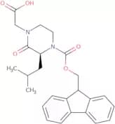(3S)-4-Fmoc-1-carboxymethyl-3-isobutyl-piperazin-2-one