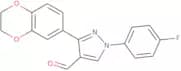 1-(4-Fluorophenyl)-3-(2,3-dihydrobenzo[b][1,4]dioxin-6-yl)-1H-pyrazole-4-carbaldehyde