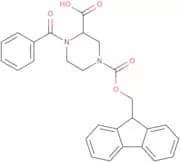4-(((9H-Fluoren-9-yl)methoxy)carbonyl)-1-benzoylpiperazine-2-carboxylic acid