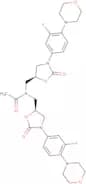 N,N-bis[[(5S)-3-[3-Fluoro-4-(4-morpholinyl)phenyl]-2-oxo-5-oxazolidinyl]methyl]acetamide
