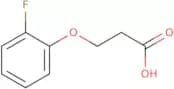 3-(2-Fluoro-Phenoxy)-Propionic Acid