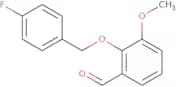 2-[(4-Fluorobenzyl)Oxy]-3-Methoxybenzaldehyde