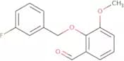 2-[(3-Fluorobenzyl)Oxy]-3-Methoxybenzaldehyde
