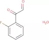 (2-Fluorophenyl)(oxo)acetaldehyde hydrate (1:1)
