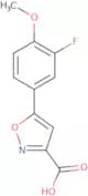 5-(3-Fluoro-4-methoxyphenyl)-1,2-oxazole-3-carboxylic acid