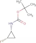 (1R-cis)-(2-Fluorocyclopropyl)carbamic acid tert-butyl ester