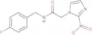N-[(4-Fluorophenyl)Methyl]-2-(2-Nitroimidazol-1-Yl)Acetamide