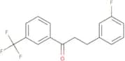 3-(3-Fluorophenyl)-1-[3-(trifluoromethyl)phenyl]-1-propanone