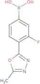 3-Fluoro-4-(5-Methyl-1,3,4-oxadiazol-2-yl)phenylboronic acid