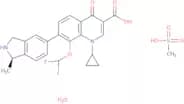 Garenoxacin mesylate hydrate