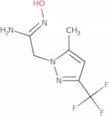 (1Z)-N'-Hydroxy-2-[5-methyl-3-(trifluoromethyl)-1H-pyrazol-1-yl]ethanimidamide