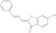 (2Z)-6-Hydroxy-2-[(2E)-3-phenylprop-2-en-1-ylidene]-1-benzofuran-3(2H)-one