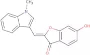 (2Z)-6-Hydroxy-2-[(1-methyl-1H-indol-3-yl)methylene]-1-benzofuran-3(2H)-one