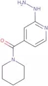 2-Hydrazino-4-(piperidin-1-ylcarbonyl)pyridine