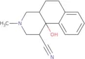 10b-Hydroxy-3-methyl-1,2,3,4,4a,5,6,10b-octahydrobenzo[f]isoquinoline-1-carbonitrile