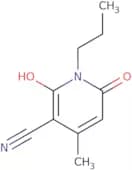 6-Hydroxy-4-methyl-2-oxo-1-propyl-1,2-dihydropyridine-3-carbonitrile