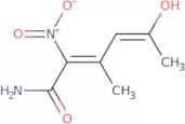 5-Hydroxy-3-methyl-2-nitrohexa-2,4-dienamide