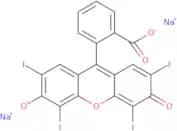 2-(6-Hydroxy-2,4,5,7-tetraiodo-3-oxo-3H-xanthen-9-yl)-benzoicacid disodiumsalt