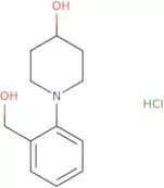 1-(2-Hydroxymethylphenyl)piperidin-4-ol hydrochloride