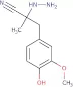 2-Hydrazino-a-(4-hydroxy-3-methoxybenzyl)propionitrile