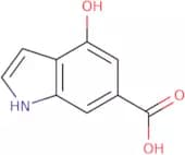 4-Hydroxy-6-indolecarboxylic acid