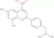 2-(4-Isobutylphenyl)-6,8-dimethylquinoline-4-carboxylic acid