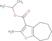 Isopropyl 2-amino-5,6,7,8-tetrahydro-4H-cyclohepta[b]thiophene-3-carboxylate