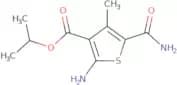 Isopropyl 2-amino-5-(aminocarbonyl)-4-methylthiophene-3-carboxylate