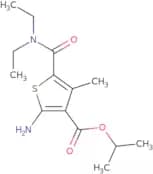 Isopropyl 2-amino-5-[(diethylamino)carbonyl]-4-methylthiophene-3-carboxylate