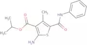 Isopropyl 2-amino-5-(anilinocarbonyl)-4-methylthiophene-3-carboxylate
