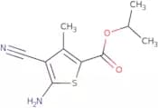Isopropyl 5-amino-4-cyano-3-methylthiophene-2-carboxylate