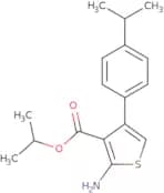Isopropyl 2-amino-4-(4-isopropylphenyl)thiophene-3-carboxylate