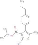 Isopropyl 2-amino-5-methyl-4-(4-propylphenyl)thiophene-3-carboxylate