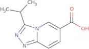 3-Isopropyl[1,2,4]triazolo[4,3-a]pyridine-6-carboxylic acid