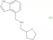 N-(1H-Indol-4-ylmethyl)-N-(tetrahydrofuran-2-ylmethyl)amine hydrochloride