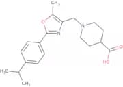 1-{[2-(4-Isopropylphenyl)-5-methyl-1,3-oxazol-4-yl]methyl}piperidine-4-carboxylic acid