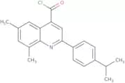 2-(4-Isopropylphenyl)-6,8-dimethylquinoline-4-carbonyl chloride