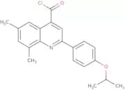 2-(4-Isopropoxyphenyl)-6,8-dimethylquinoline-4-carbonyl chloride