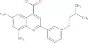 2-(3-Isobutoxyphenyl)-6,8-dimethylquinoline-4-carbonyl chloride