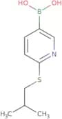 2-(Isobutylthio)pyridine-5-boronic acid
