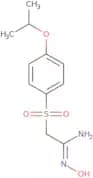 2-(4-(isopropoxy)benzenesulfonyl)acetamide oxime