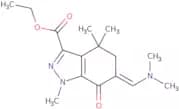 1H-Indazole-3-carboxylic acid, 6-[(dimethylamino)methylene]-4,5,6,7-tetrahydro-1,4,4-trimethyl-7-o…