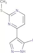4-(3-Iodo-1H-pyrazol-4-yl)-2-(methylthio)pyrimidine