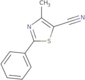 4-Methyl-2-phenyl-1,3-thiazole-5-carbonitrile
