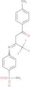 4-[[3-(4-Methylphenyl)-3-oxo-1-(trifluoromethyl)propylidene] amino] -benzenesulfonamide