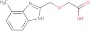 [(4-Methyl-1H-benzimidazol-2-yl)methoxy]acetic acid
