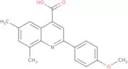 2-(4-Methoxyphenyl)-6,8-dimethylquinoline-4-carboxylic acid