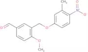 4-Methoxy-3-[(3-methyl-4-nitrophenoxy)methyl]benzaldehyde