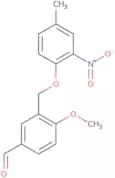 4-Methoxy-3-[(4-methyl-2-nitrophenoxy)methyl]benzaldehyde