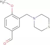 4-Methoxy-3-(thiomorpholin-4-ylmethyl)benzaldehyde